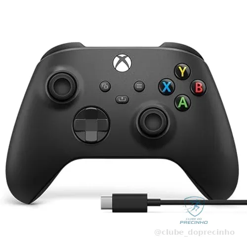 Controle Sem Fio Xbox para Series X|S, One, Windows PC, Android (+ cabo)
