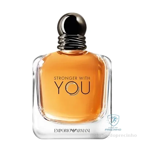 Armani Beauty, Stronger With You Eau de Toilette, 100ml, Giorgio Armani Perfume Masculino, Fragrância Fougère Amadeirada com Notas Sálvia, Castanha, Baunilha e Lavanda
