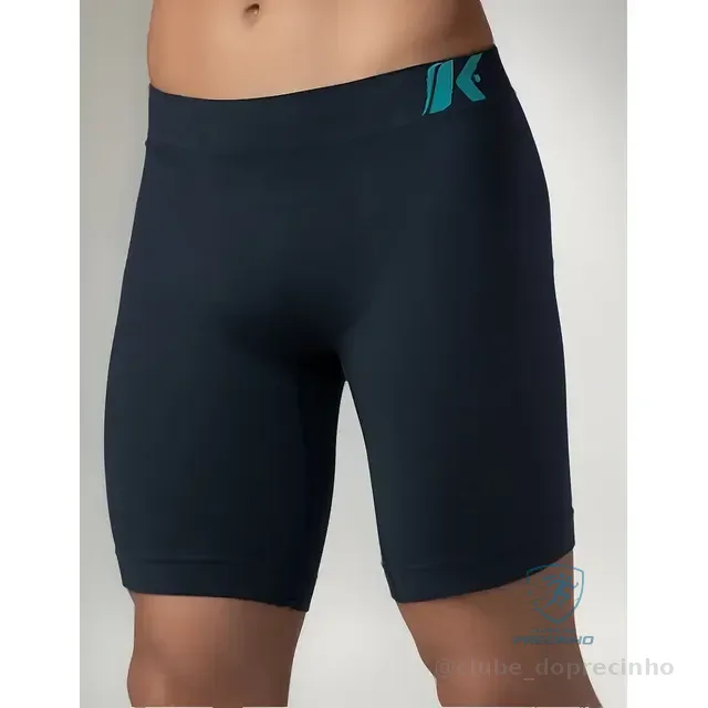 Short Bermuda De Compressão Masculina Sem Bolso P Ao G2 Plus