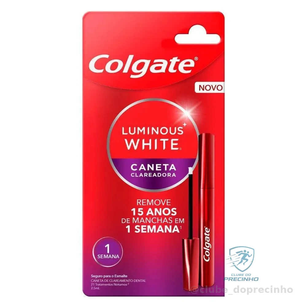 Colgate Caneta Clareadora Dental Luminous White Gloss 2.5ml