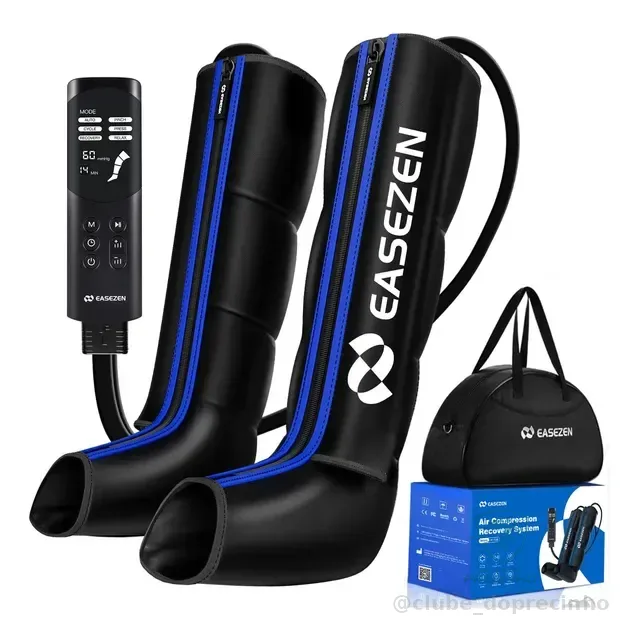 Bota De Compressao Pneumatica Massageador Pes Portatil