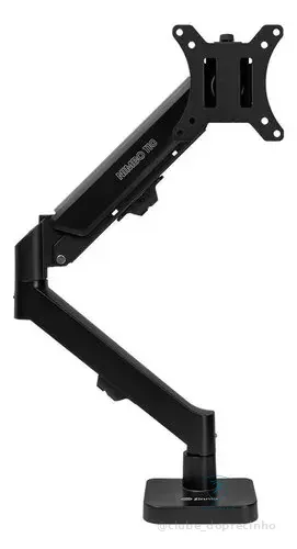 Suporte Articulado Para Monitor 13 A 32 Pistão A Gás Ajustável Zinnia Nimbo 110 Preto