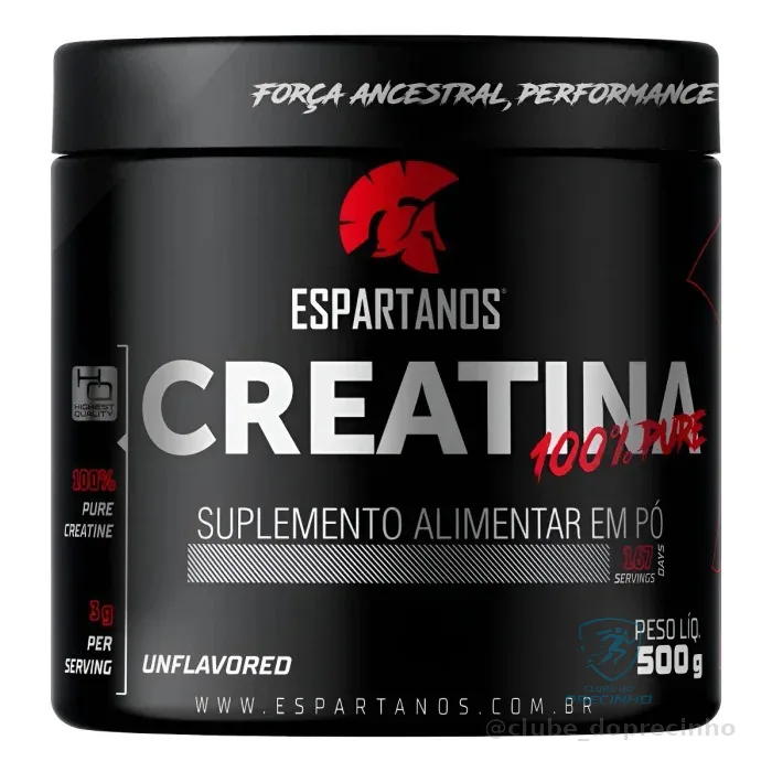 Creatina 100% Pura Espartanos 500g Mercado Livre