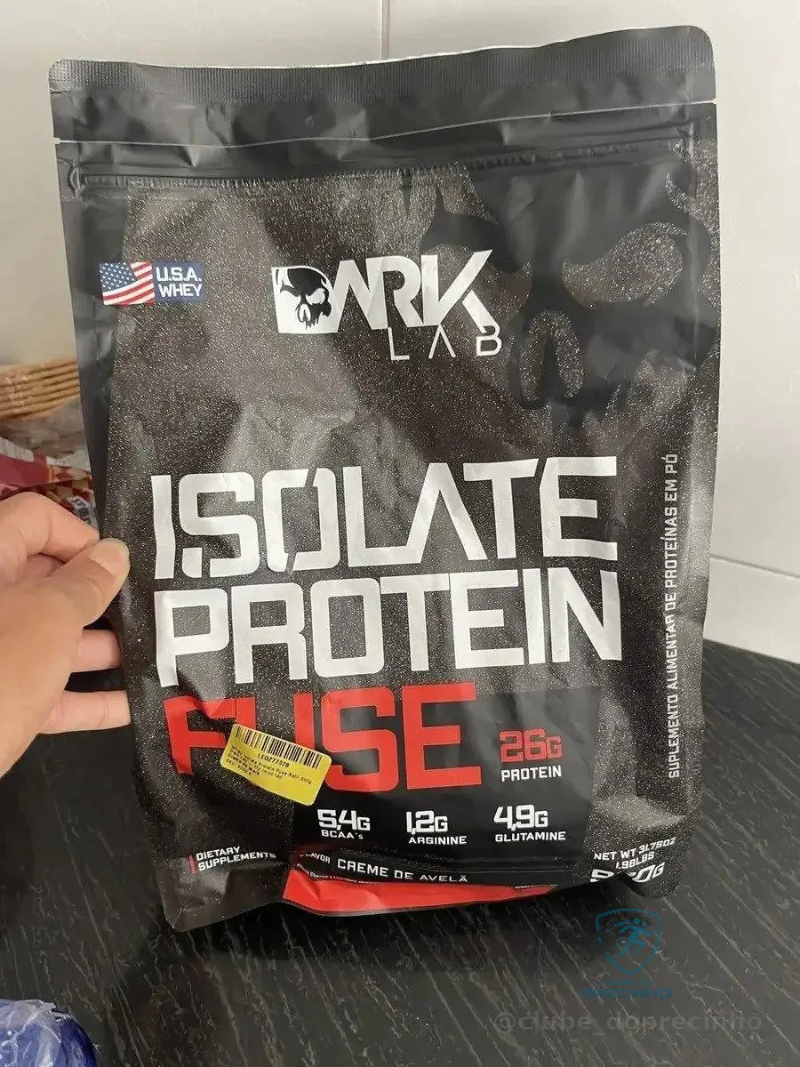 Whey Isolate Protein Fuse 900g Dark Lab Sabor Chocolate Mercado Livre