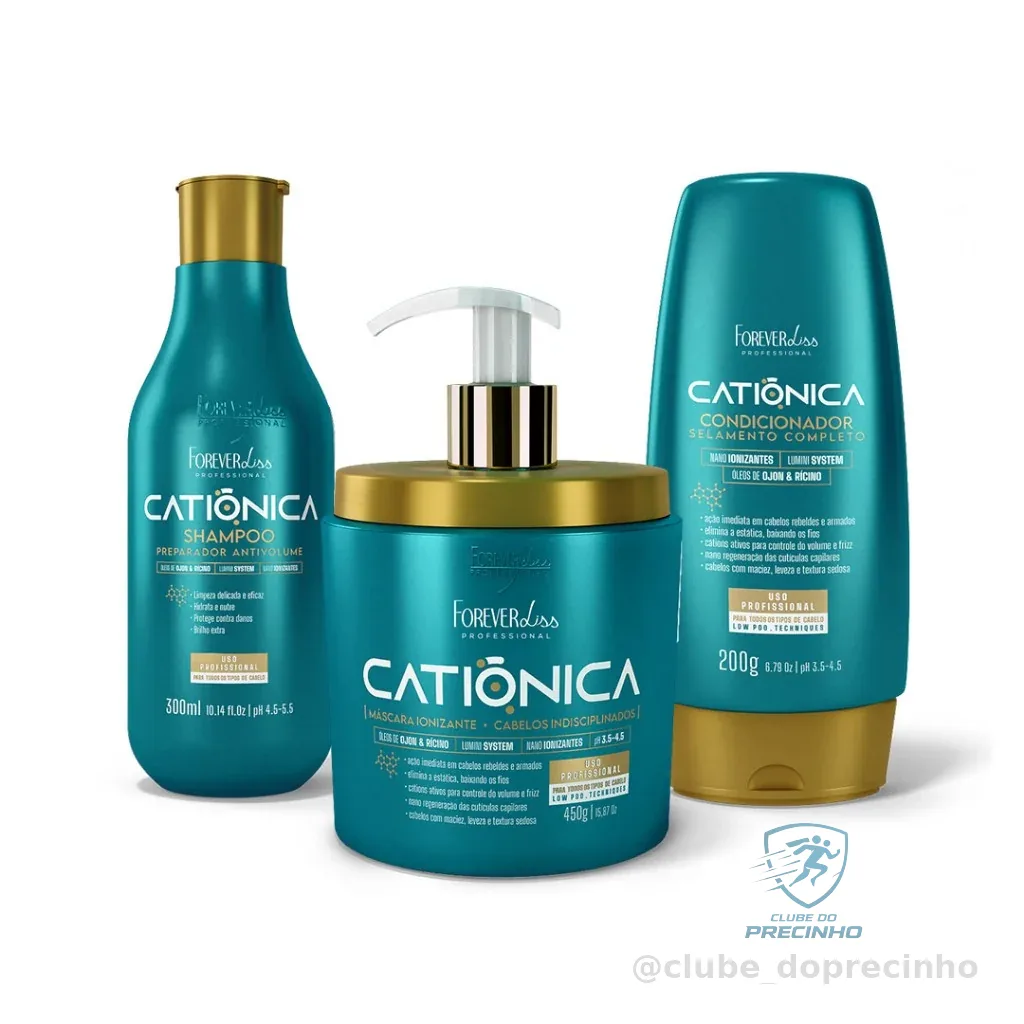 Kit Ionizante Catiônica Completa Forever Liss Shopee