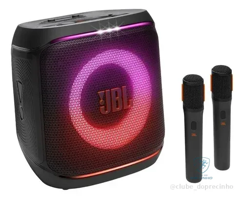 🇧🇷🇧🇷🇧🇷 Caixa De Som Partybox Encore 2 Com Microfone Jbl Preto 127/220v