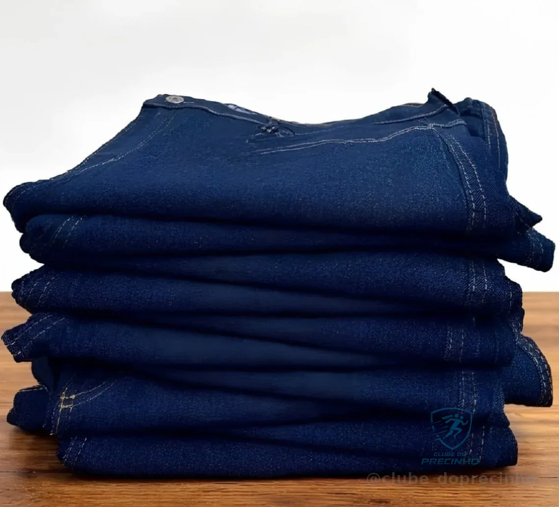 Kit com 4 Calças Jeans Masculina Lycra Elastano Reforçada Mercado Livre