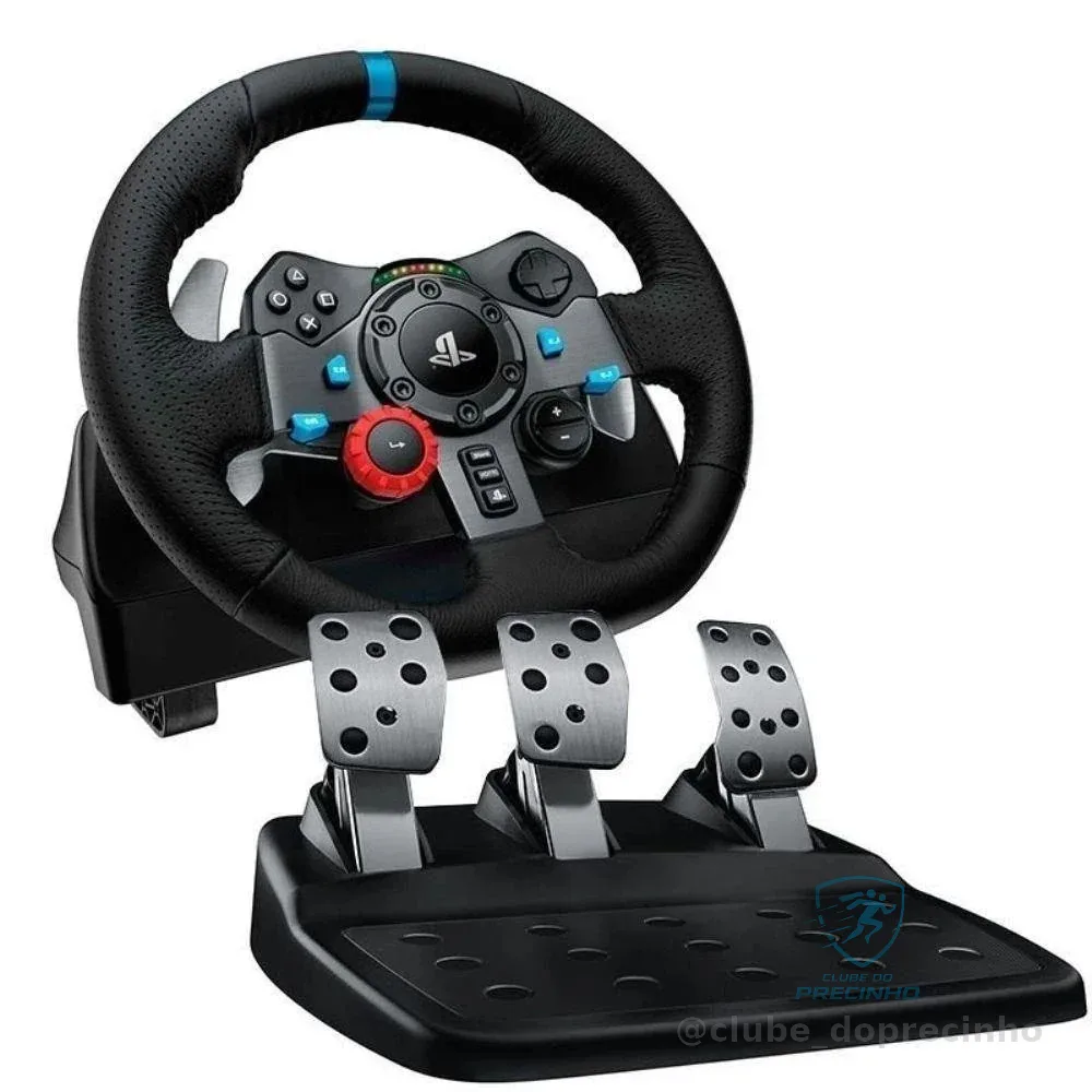 Volante de Corrida Driving Force com Pedal Logitech G29 PS4 Shopee