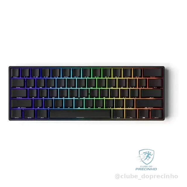 Teclado Gamer Akko Fun60 Pro 8000Hz Preto Mercado Livre