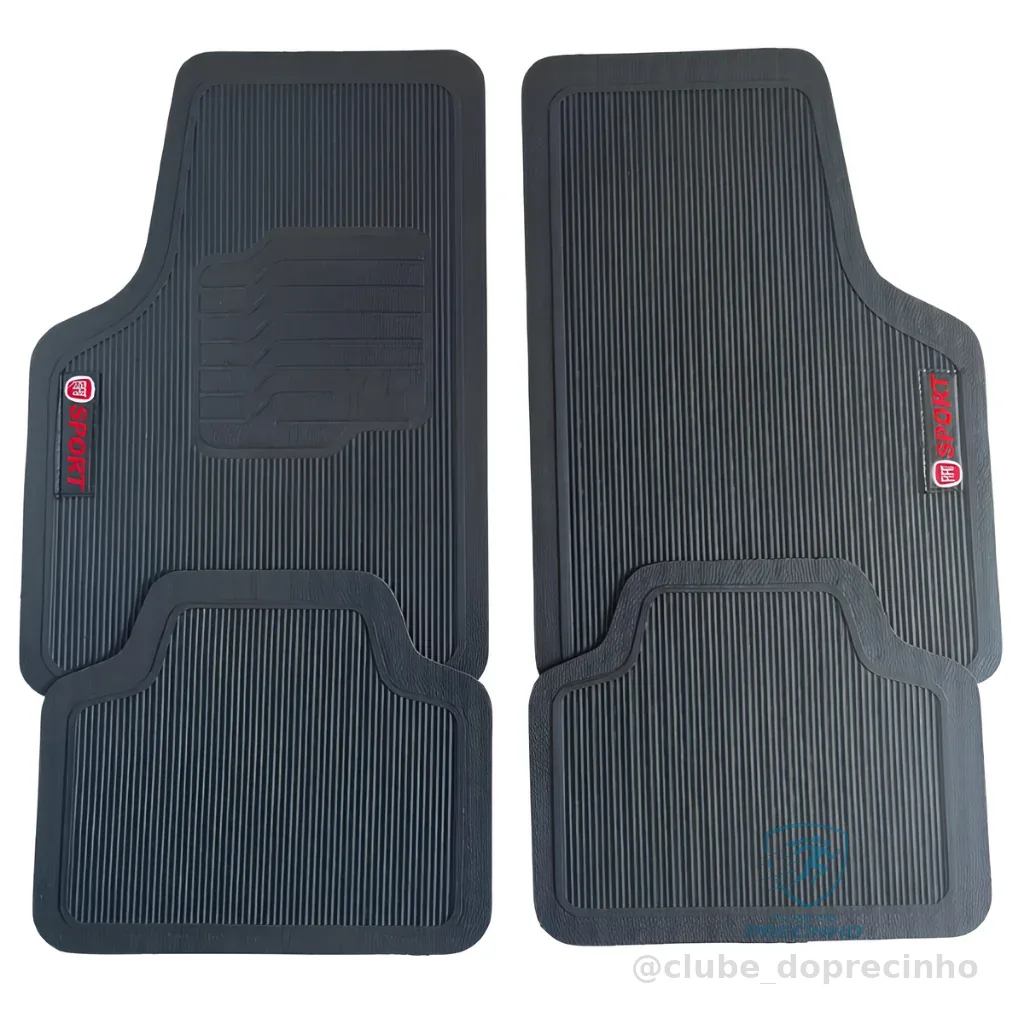 kit Tapete Fiat 4 Peças Borracha PVC antiderrapante Palio Strada Cb Dupla Uno siena stillo mobi argo Shopee