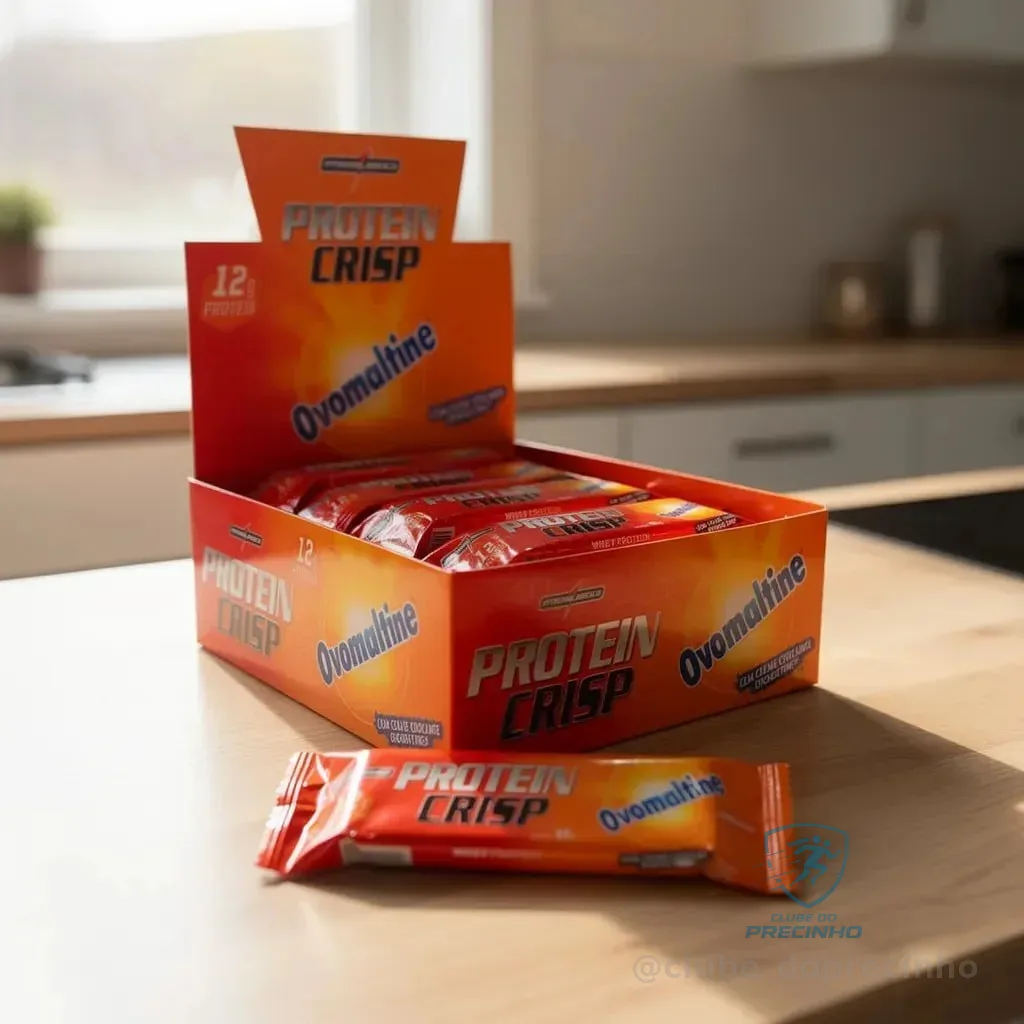 Barra Proteica Crisp Bar Ovomaltine 12un Integralmedica Mercado Livre