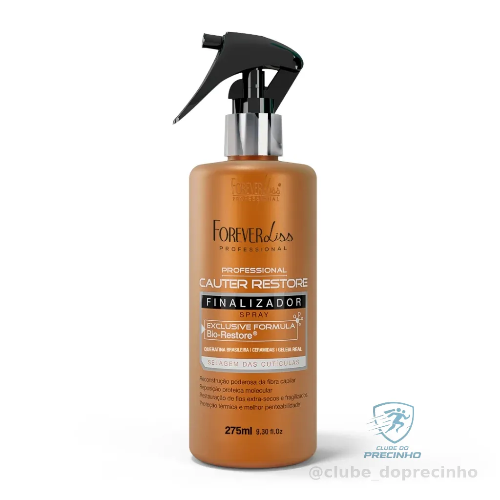 Spray Finalizador Cauterização Capilar Forever Liss 275ml Shopee