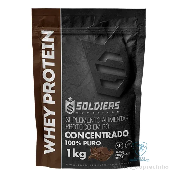 Whey Soldiers 1kg Chocolate Belga Mercado Livre