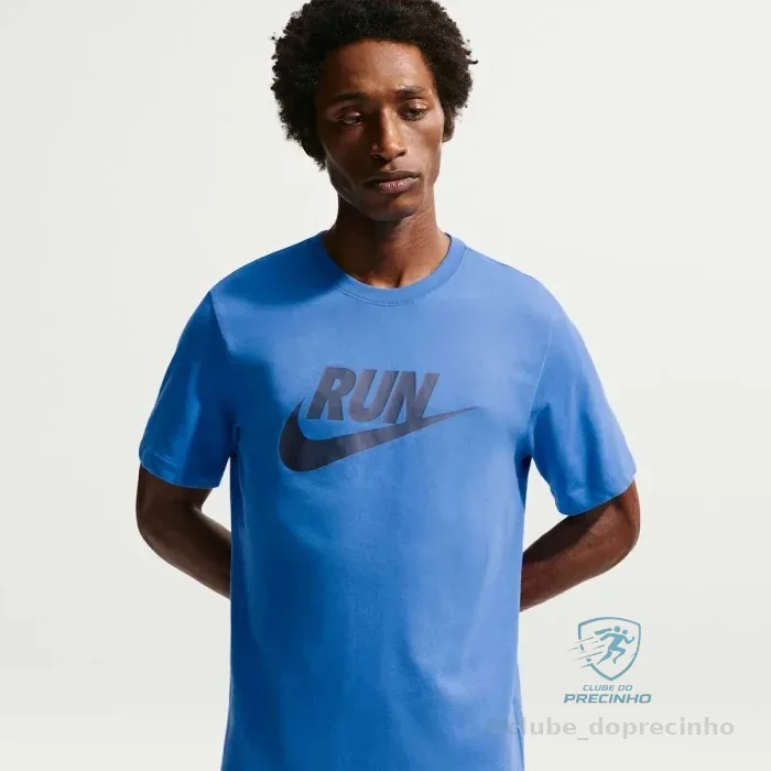 Camiseta Nike Dri-Fit Run Swoosh Masculina Mercado Livre