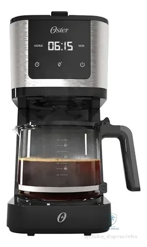 Cafeteira Oster Programável 1,2l Com Display Digital Oster Preto 127v