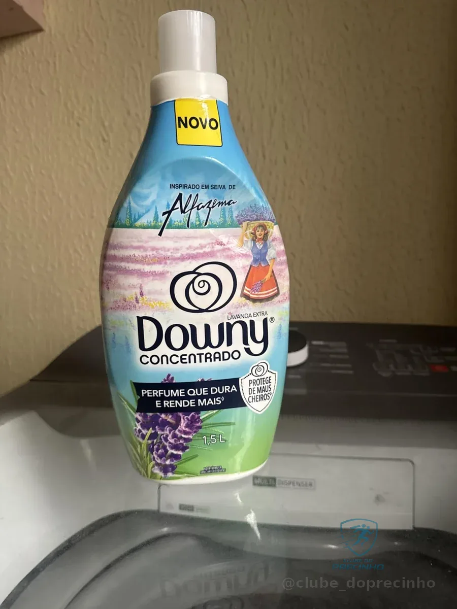 Downy Amaciante Concentrado Seiva de Alfazema 1.5L, Rende 6L, Perfume com Lavanda