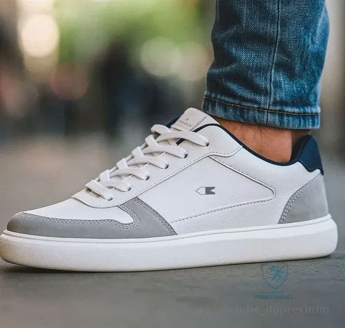 Tênis Sapatenis Masculino Sandrini Evoke Lite Branco Couro Mercado Livre