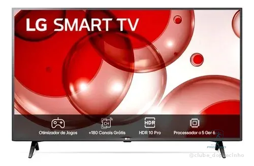 Smart Tv Profissional LG 43  Full Hd Processador A5 Ger6 Ai Alexa Integrada Webos 23  43lr671c-b