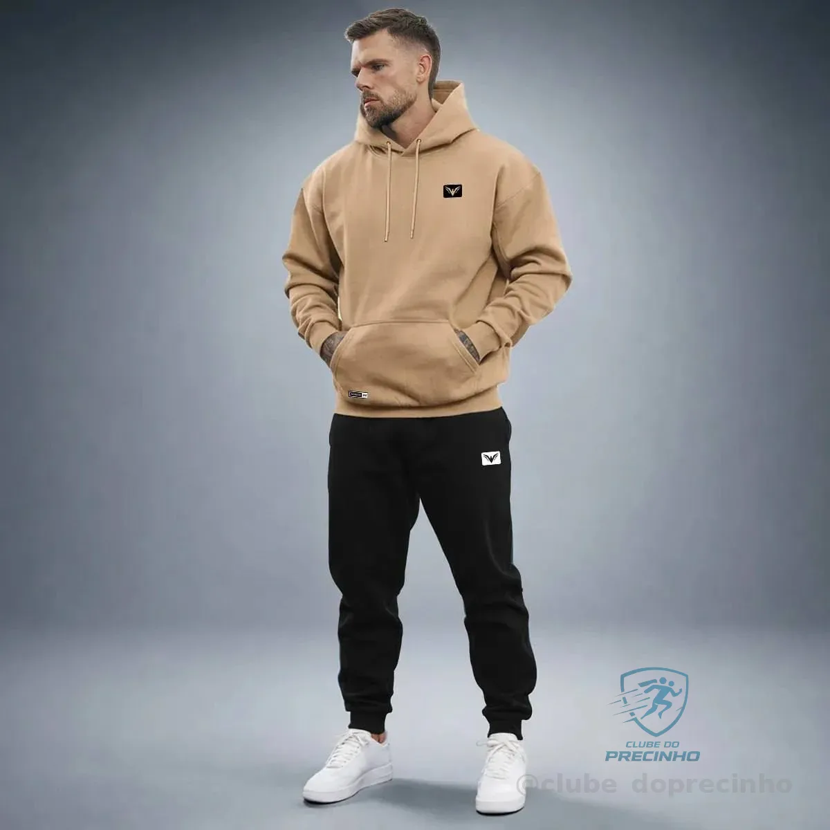Conjunto de Moletom Polo Calça e Blusa de Frio Kit Masculino Mercado Livre