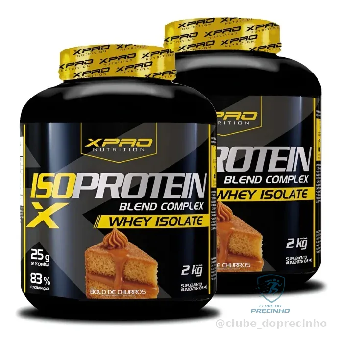 Kit 2x Whey Iso Protein Xpro (4kg) Mercado Livre