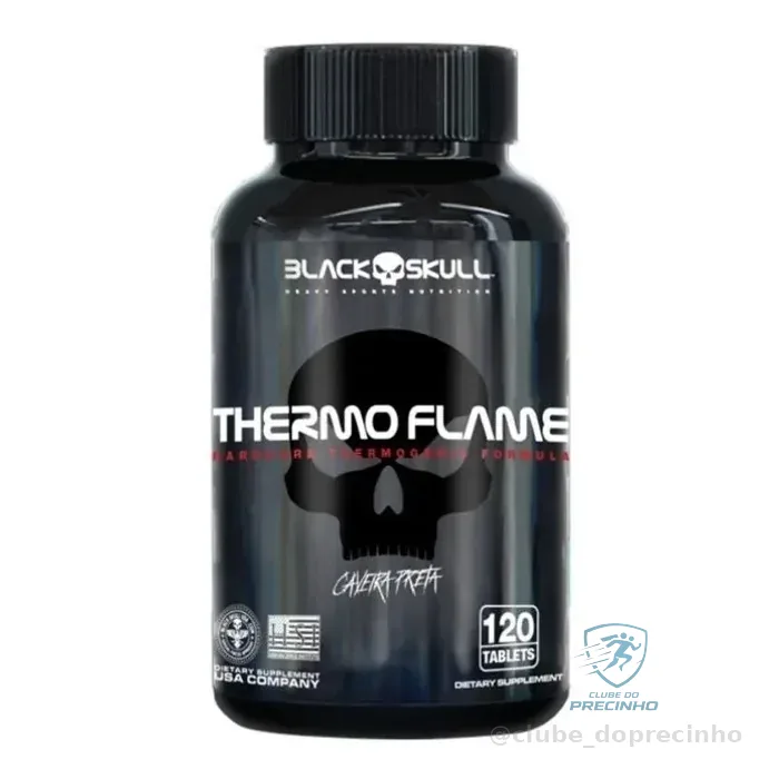 Thermo Flame 120 cápsulas - Black Skull Mercado Livre