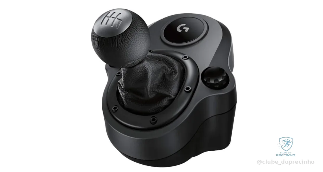 Câmbio Logitech G Driving Force - Compatível com Volantes Logitech G29, G920 e G923 para PS5, PS4, Xbox Series X|S, Xbox One e PC