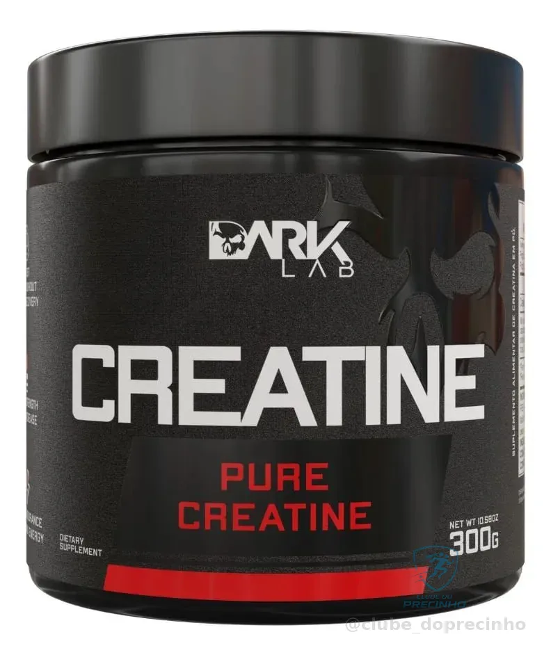 Creatina Monohidratada Pote 300g 100% Pura Dark Lab Mercado Livre
