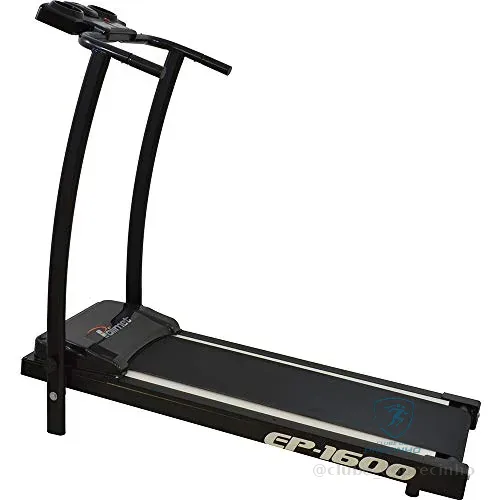 Poli Sports Esteira Eletronica EP1600 1.6hp Preta Bivolt