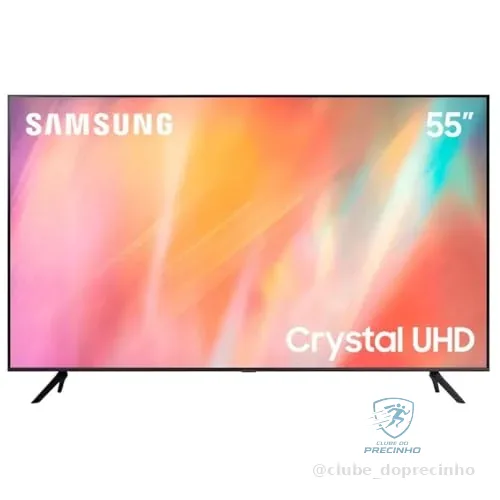 Smart TV Samsung 55” Crystal UHD 4K Tizen LED Bivolt Wi-Fi