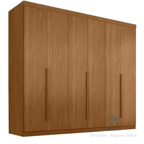 Guarda Roupas Casal 6 Portas 4 Gavetas Alvorada
