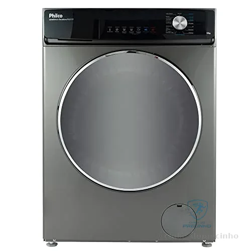 Lava e Seca Philco 16 Programas Eco Inverter 10kg Inox PLS11T 220V