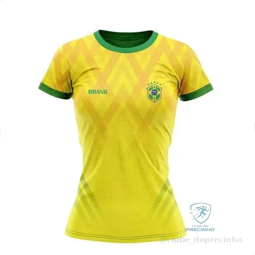 Camiseta Dry Bolldor Feminina Adulto - Brasil