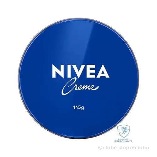 NIVEA Creme Hidratante Lata 145g, Hidratação Profunda 24h, Corporal, Uso Diário, Multibenefícios, Todas as Peles