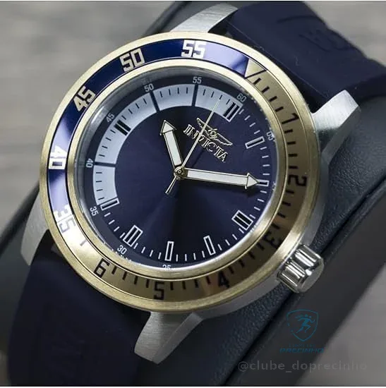 Invicta , Relógio de quartzo , 45 mm , Azul