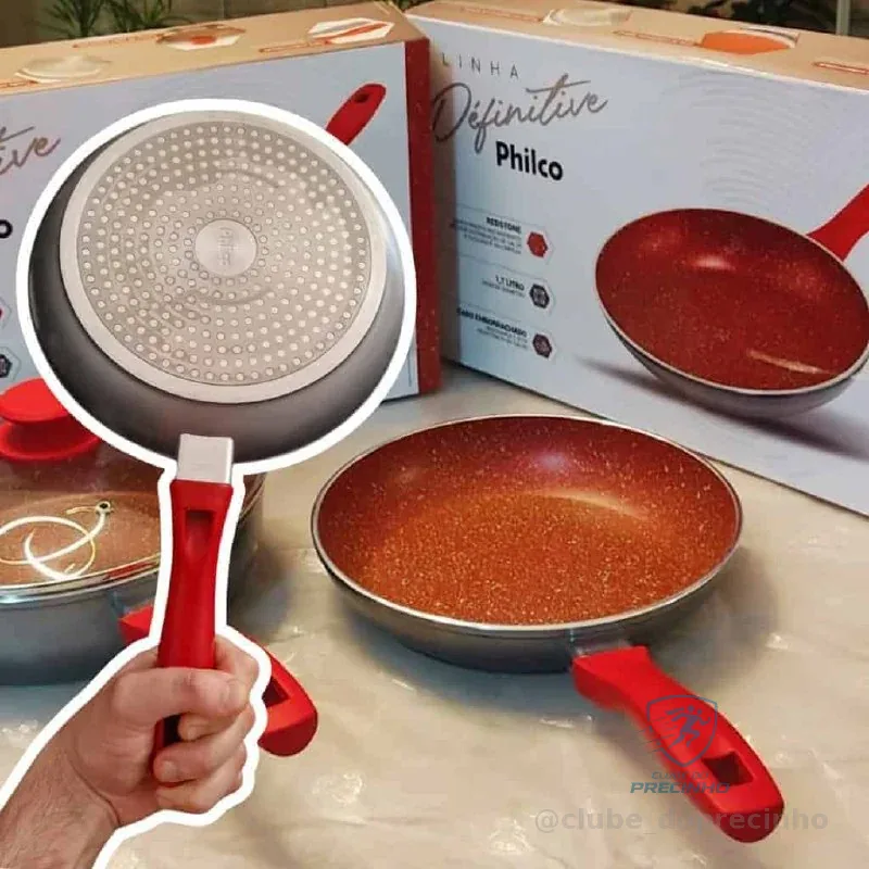 Frigideira Philco PPH240AFR Revestimento Redstone 1,7L
