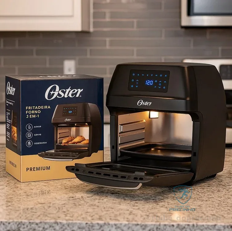 Fritadeira Oven Fryer 12L Oster 3 em 1-220V