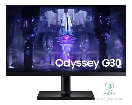 Monitor Samsung Odyssey G30 Ls24bg300elmzd 24  Full Hd Va 144hz Freesync Preto 127/220v