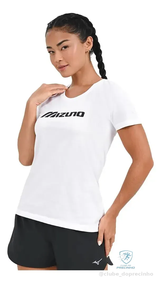 Camiseta Casual Feminina Mizuno Basic Run Mercado Livre