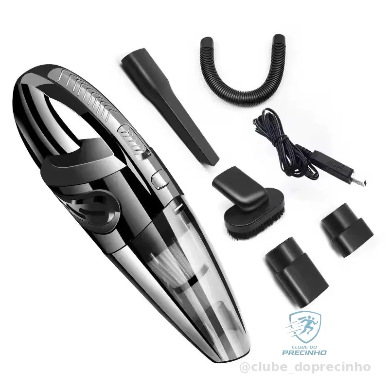 Aspirador de Pó Portátil Sem Fio 70W Bateria HEPA USB Oásis OIH-2905 Shopee