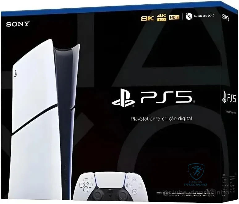🔥 PS5 PARCELADO!! PlayStation 5 Edição Digital 825GB 1 Controle Branco Sony