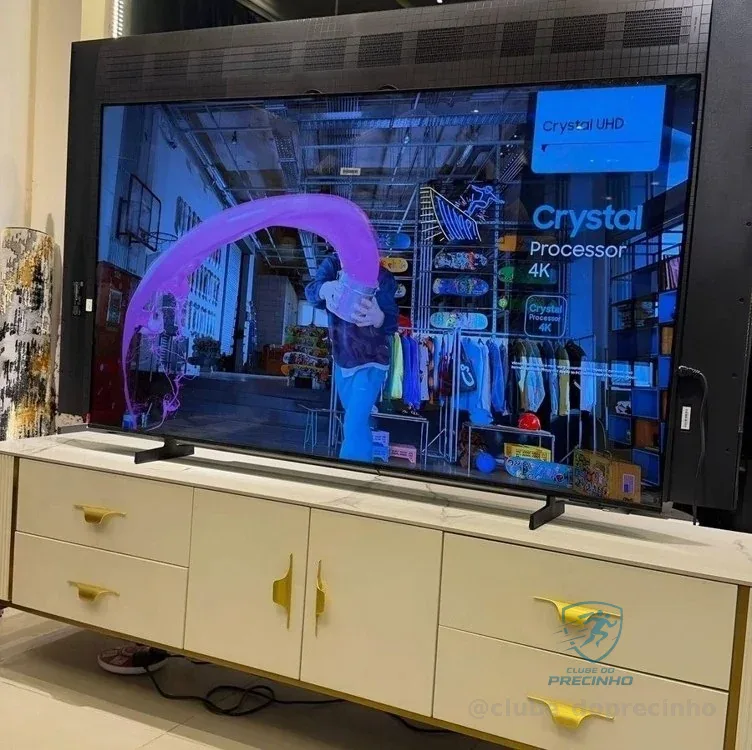 Smart TV Samsung 65 LED 4K LH65BEFH4GGXZD Tizen Crystal WiFi Bluetooth HDR10 3 HDMI