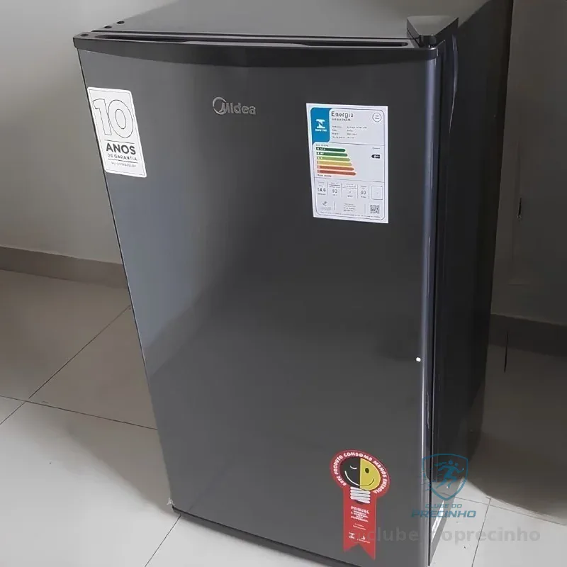 🔥 PARCELADO! Frigobar Preto 93L Inverter Bivolt Midea