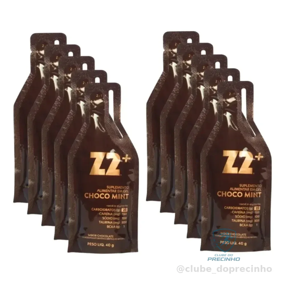 Energy Gel Z2+ 25g Carbo Choco Mint Z2 Foods (10 Un 40g) Choco Menta