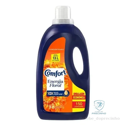 Comfort Amaciante Concentrado Energia Floral 3L