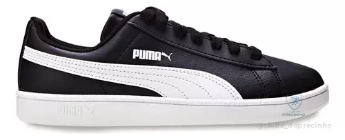 Tênis Casual Masculino E Feminino Up Puma Preto/branco Geométrico 39 Br
