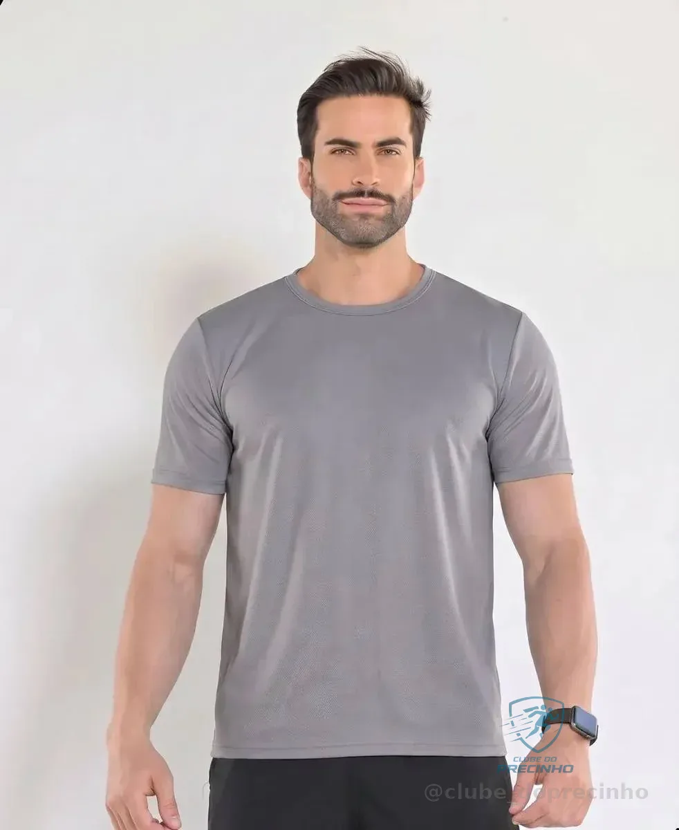 Kit 5 Camisetas Básicas Masculina Dry Fit Lisa Tradicional Mercado Livre