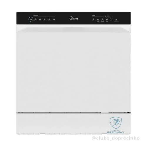 🔥 PARCELADO! Lava Louças 8 Serviços Branco Touch Plus Midea 127V