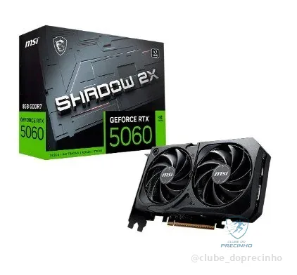 Placa de Vídeo MSI NVIDIA GeForce RTX 5060 8GB OC GDDR7 Mercado Livre
