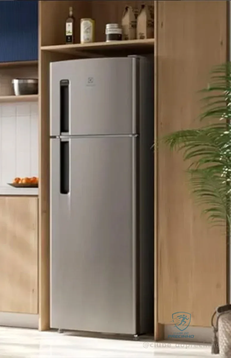 Electrolux Geladeira Electrolux Frost Free 320L Duplex Inox Look (TF38S) 220V