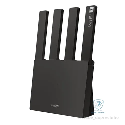 🔥 PARCELADO! Roteador, HUAWEI WiFi BE3, Wifi 7, 3.6 Gpbs Dual-Band Wi-Fi 7, Visualização de Diagnóstico, Controle Parental, Preto